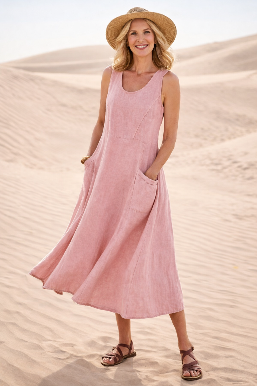 Sleeveless Midi Dresses