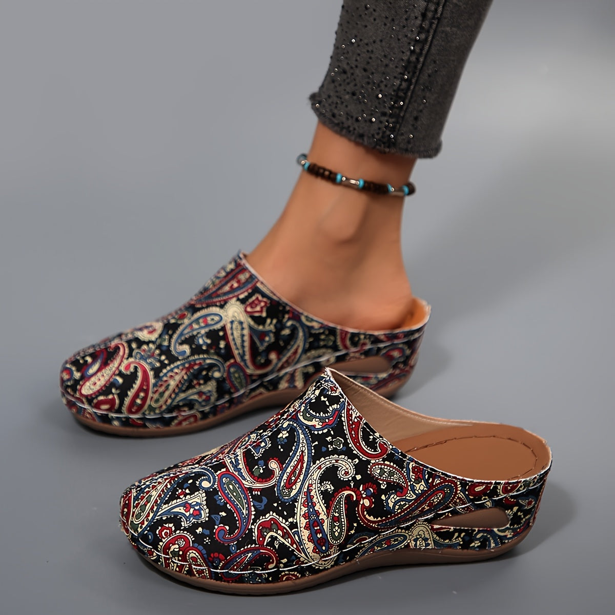 Liora | Comfortable Patchwork Slip-On Shoes