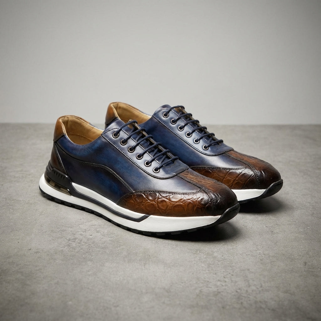 Huxley - Textured Casual Sneakers