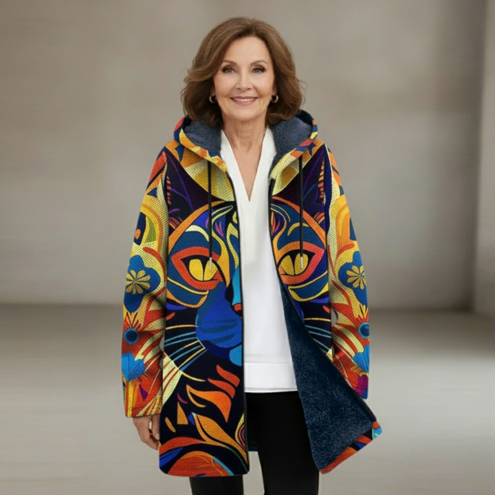 Nelia - A luxurious cardigan inspired by art