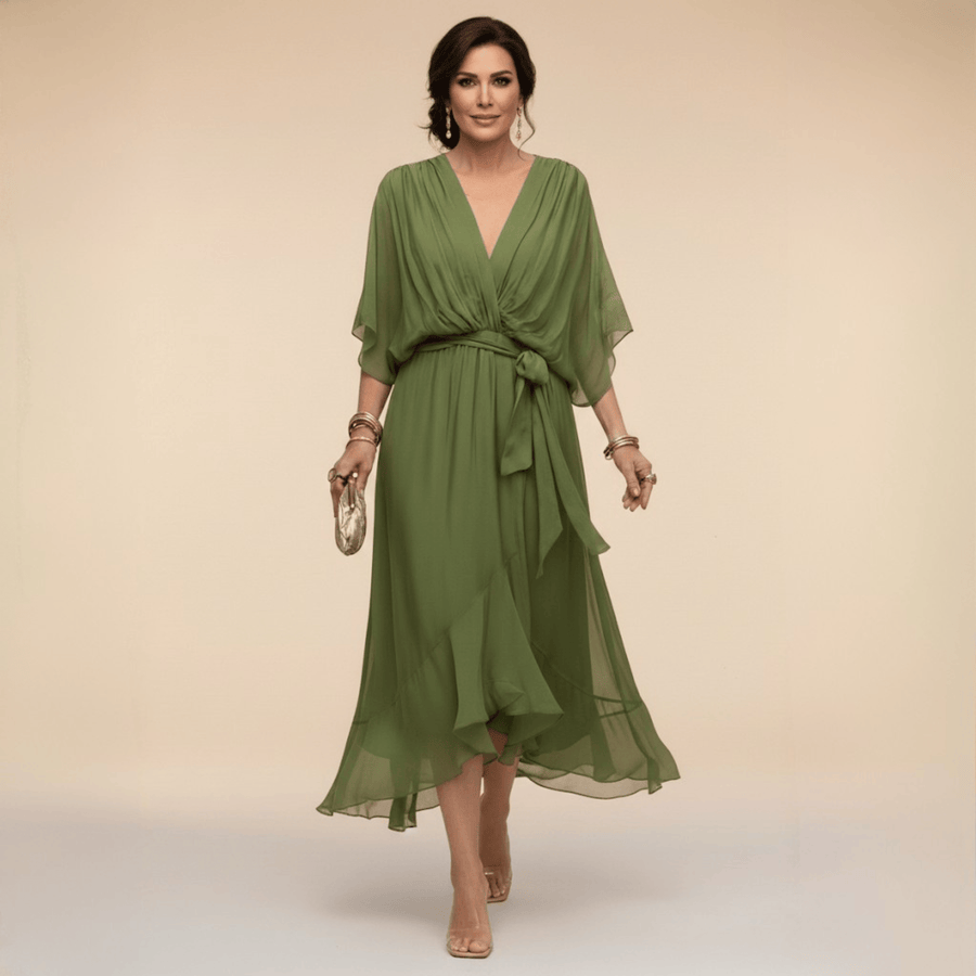 Mirabelle - Airy V-Neck Dress