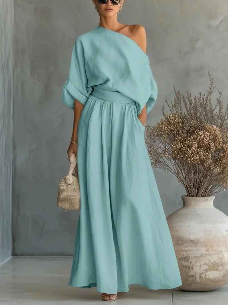 Abigail™ | Chic Off-Shoulder Set