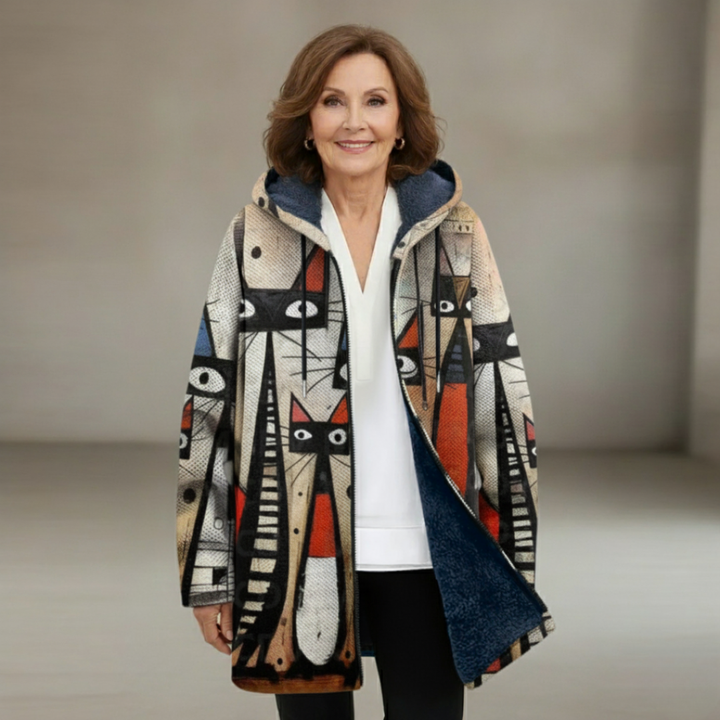 Melania - art -inspired cardigan