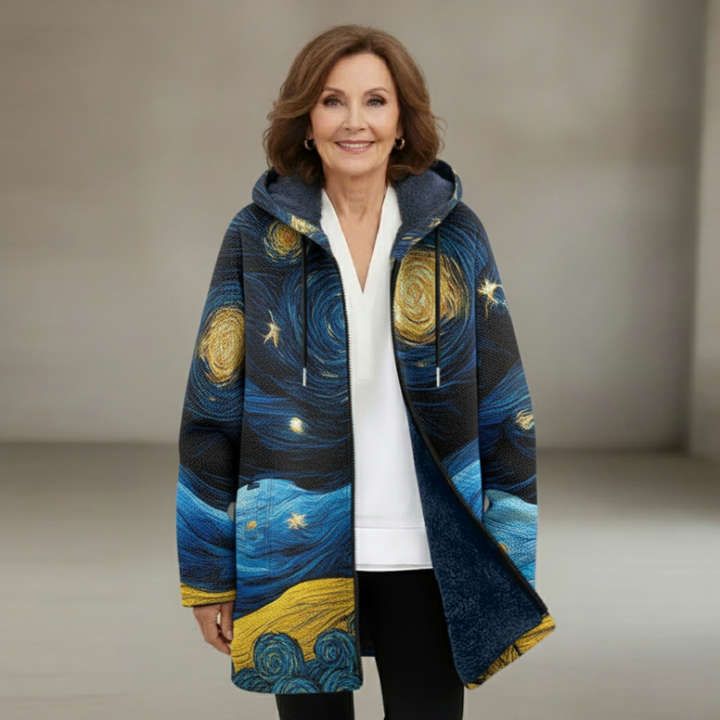 Leandra - art -inspired cardigan