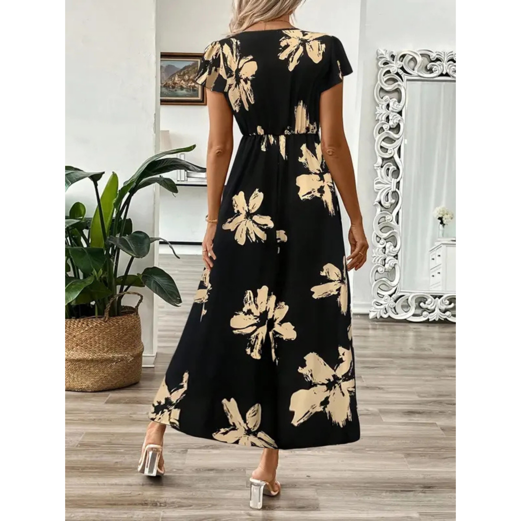 Hanneli - Soft-Touch Wrap Maxi Dress