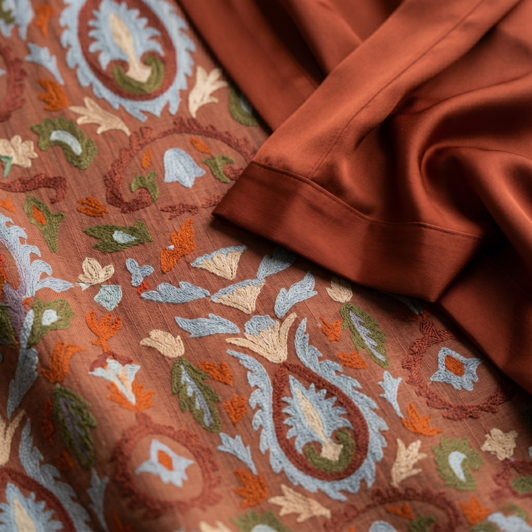 Lilith - Printed Midi Dress and Long Cardigan Set