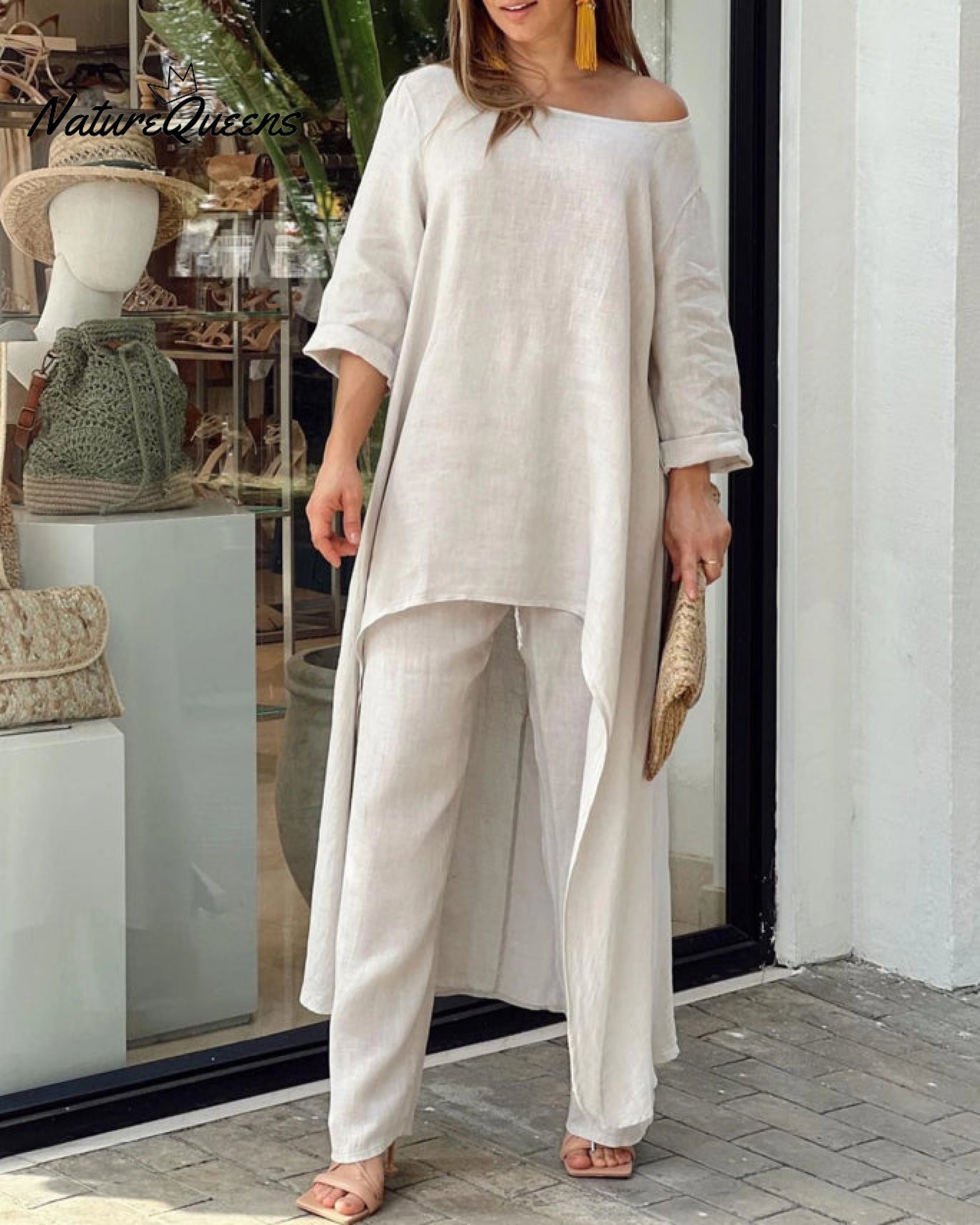 Cotton Linen Casual Suit