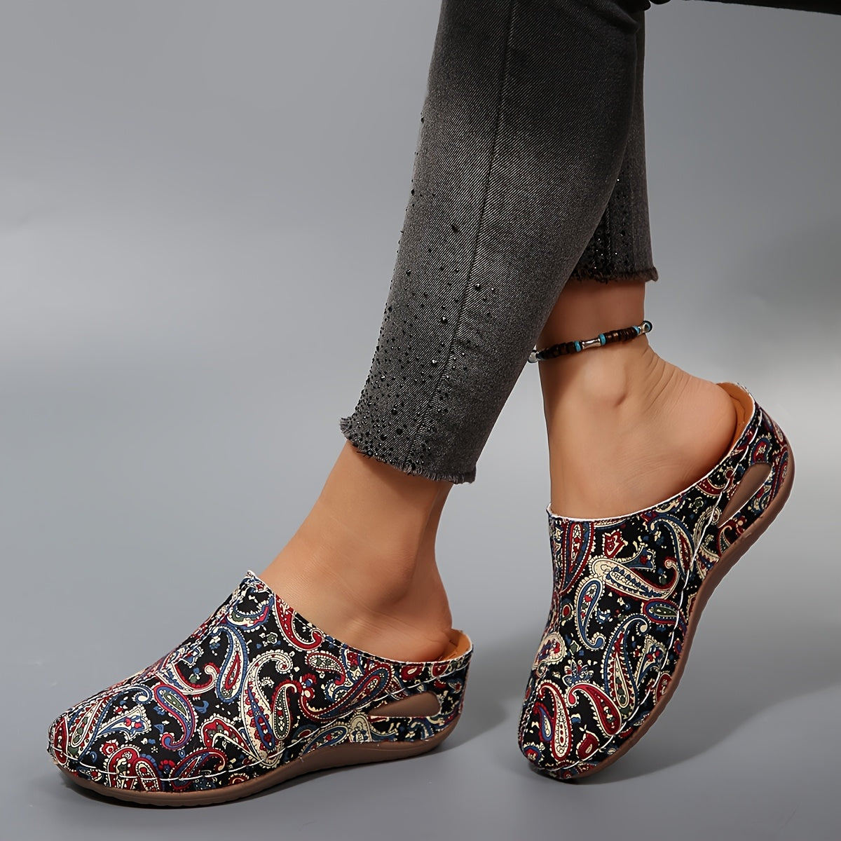 Liora | Comfortable Patchwork Slip-On Shoes