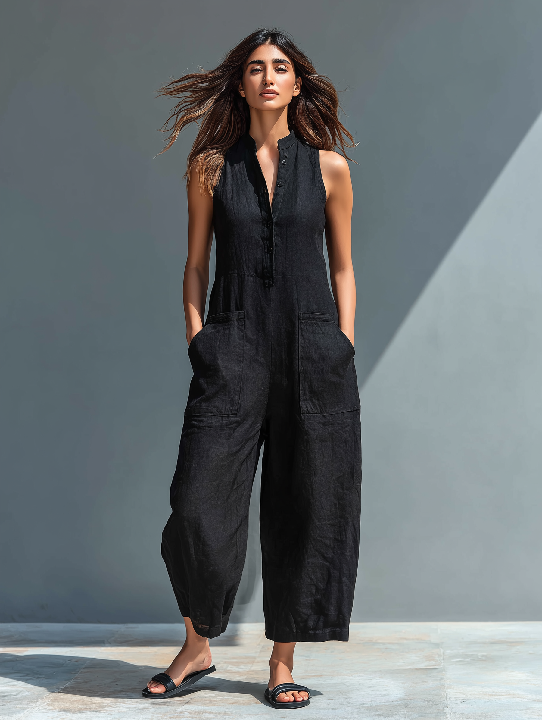 Eve™ | Sleek Sleeveless Jumpsuit