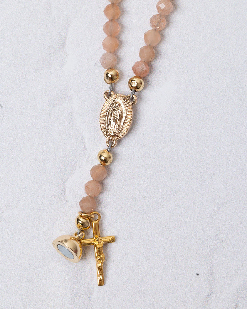 Farah - Beaded Cross Bracelet