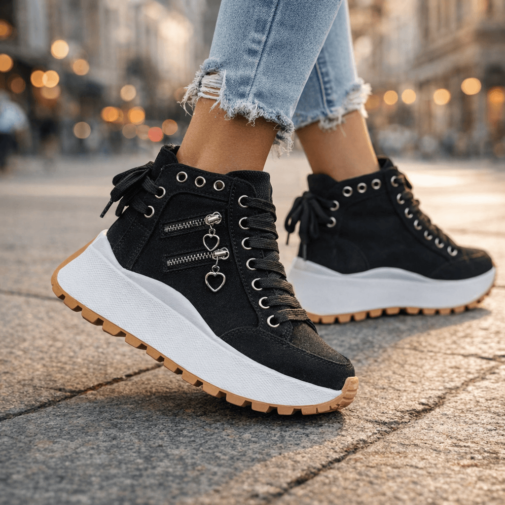 Celestia - Cushioned Platform Sneakers
