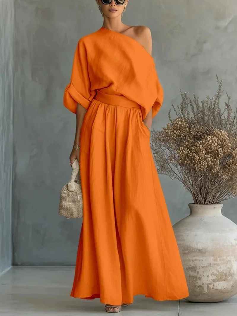Abigail™ | Chic Off-Shoulder Set