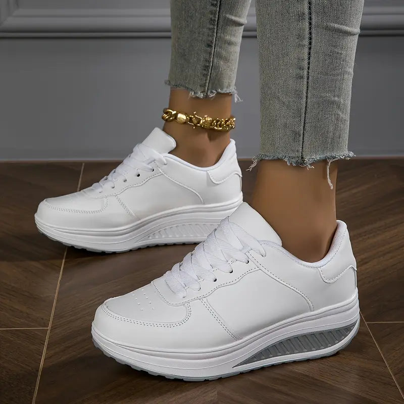 Sable - Lace Up Platform Sneakers Casual Fit