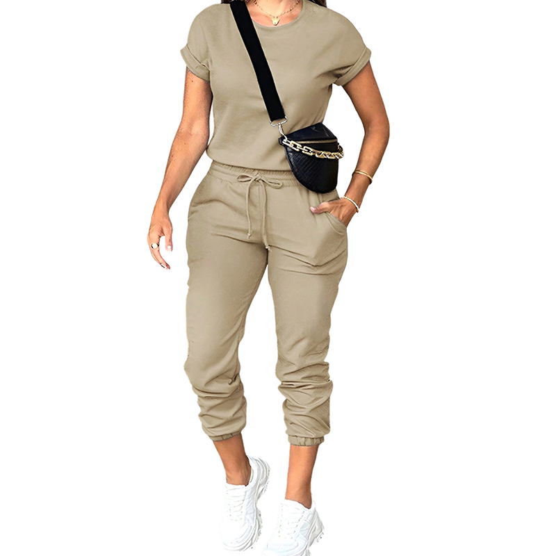 Tovelle - Casual Top and Jogger Trousers Set