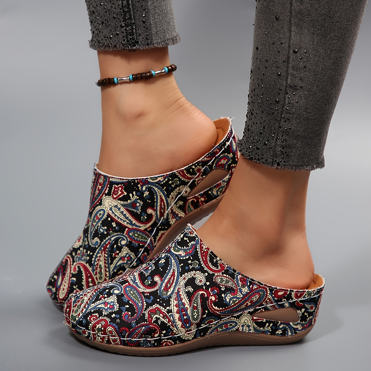 Liora | Comfortable Patchwork Slip-On Shoes