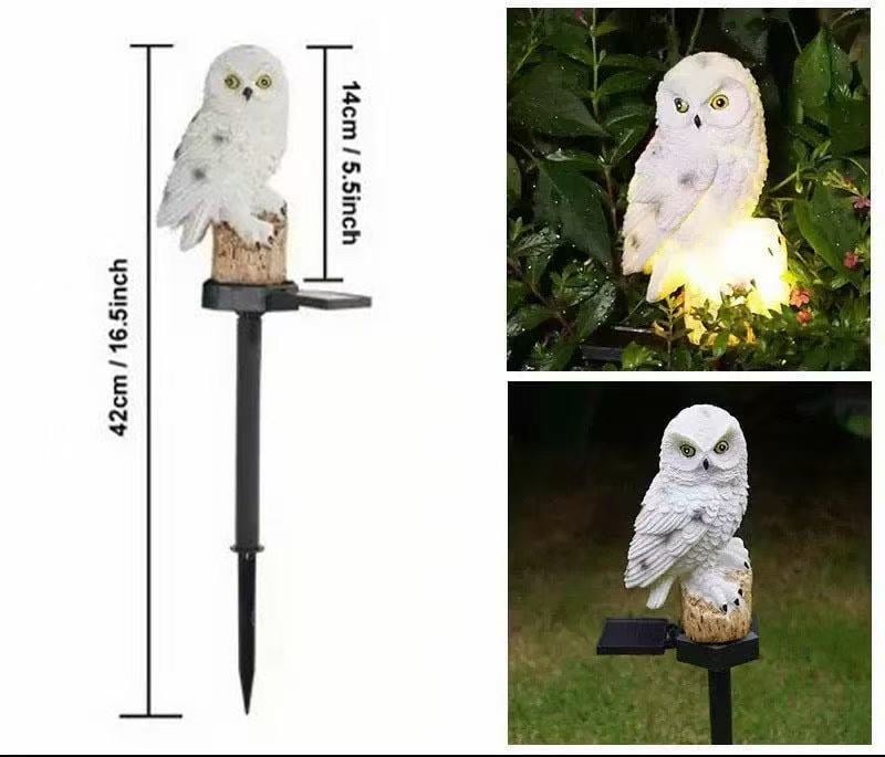 Amora - Owl Decorative Garden Lamp