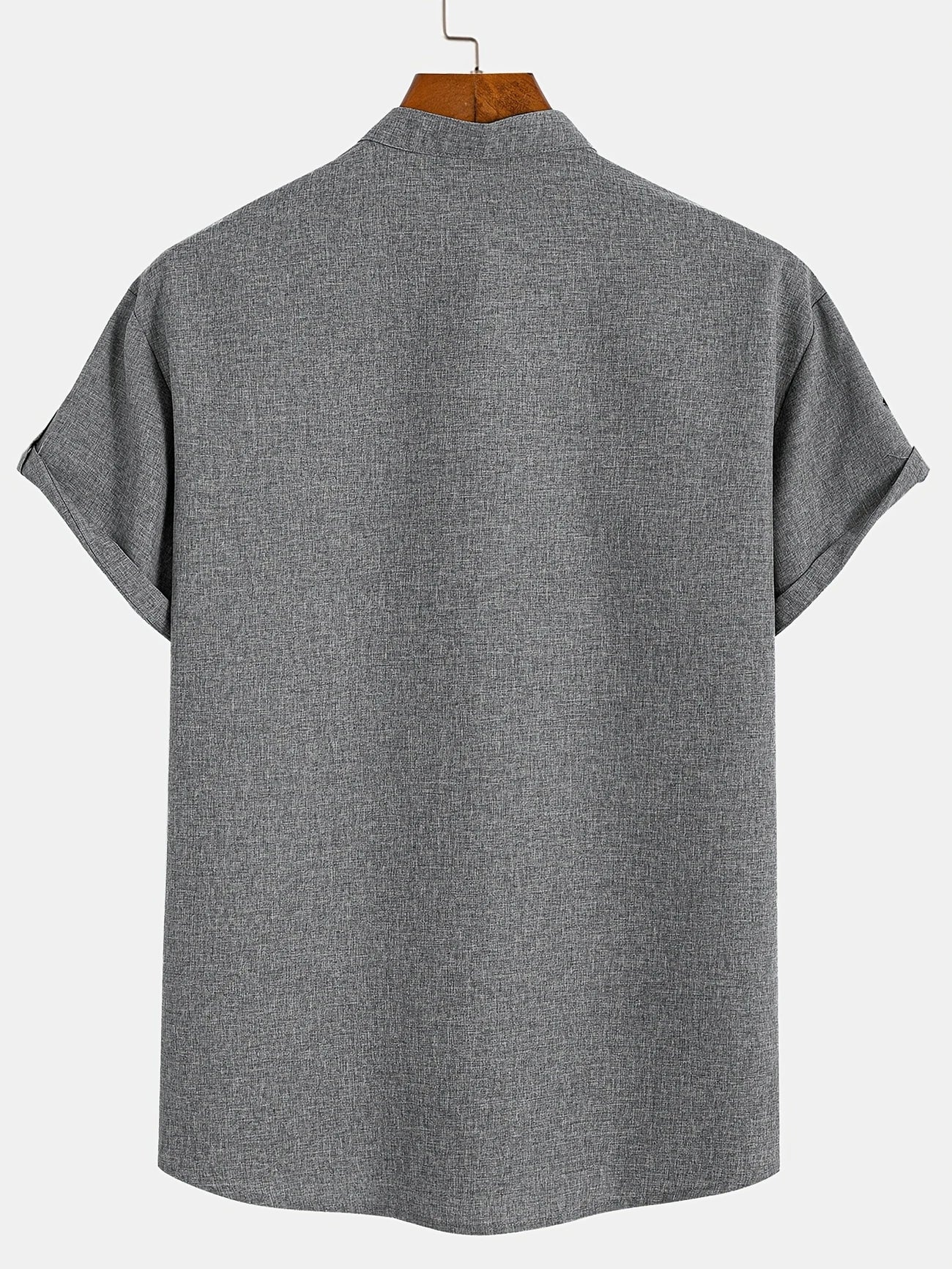 Harlan - Textured High-Collar Shirt
