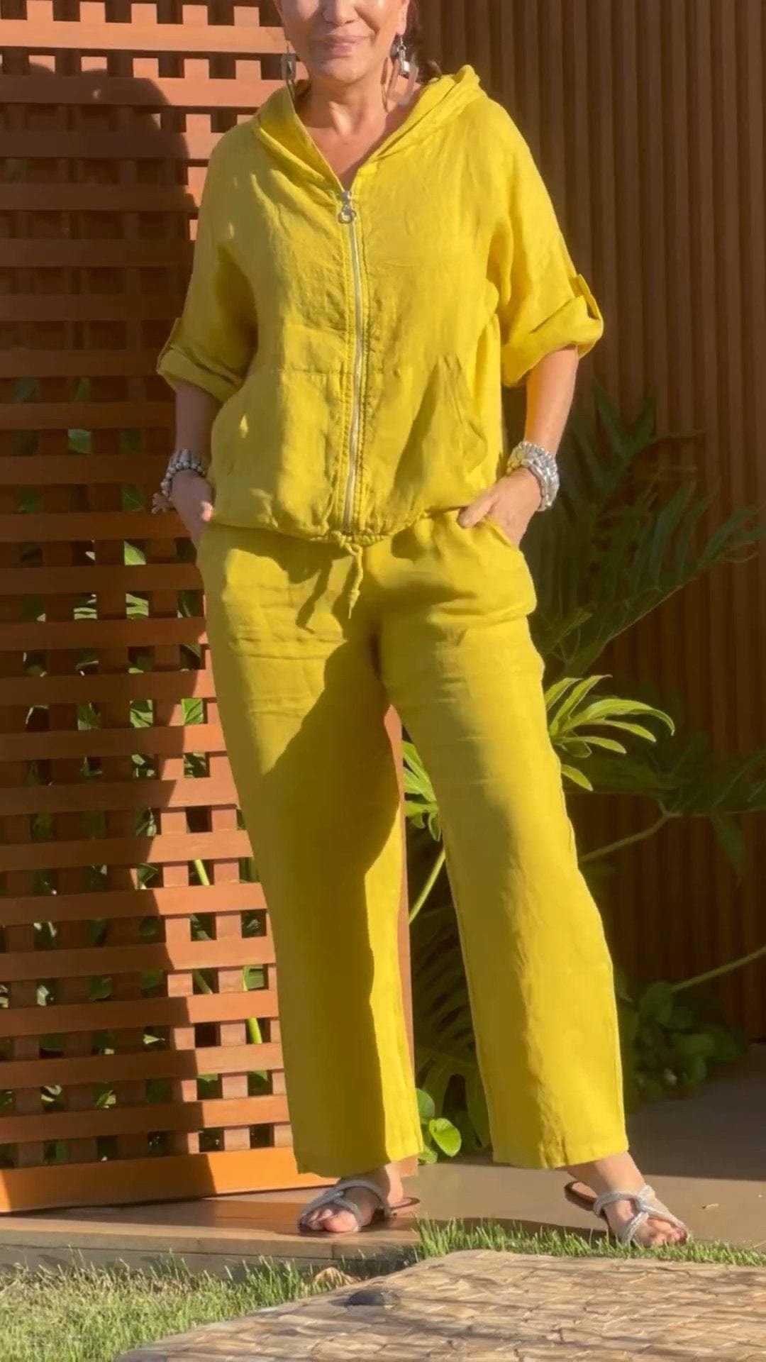 Florina - Zip Hoodie & Trousers Set