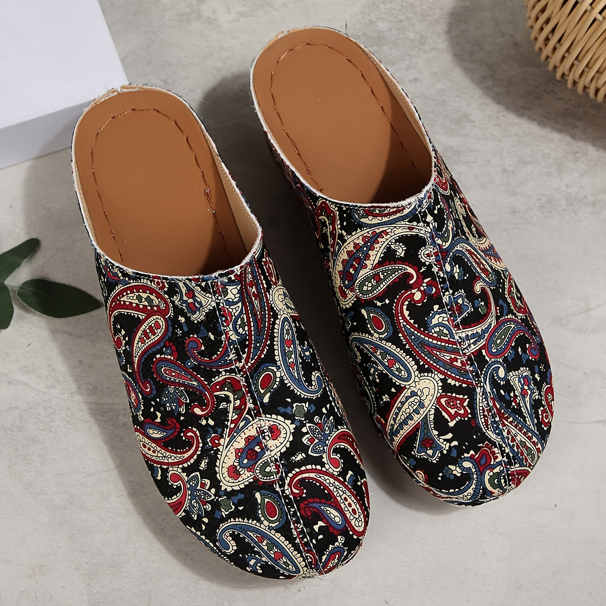 Liora | Comfortable Patchwork Slip-On Shoes