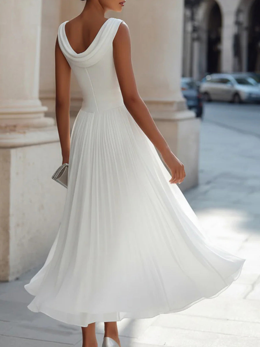 Vireen - Pleated Midi Dress