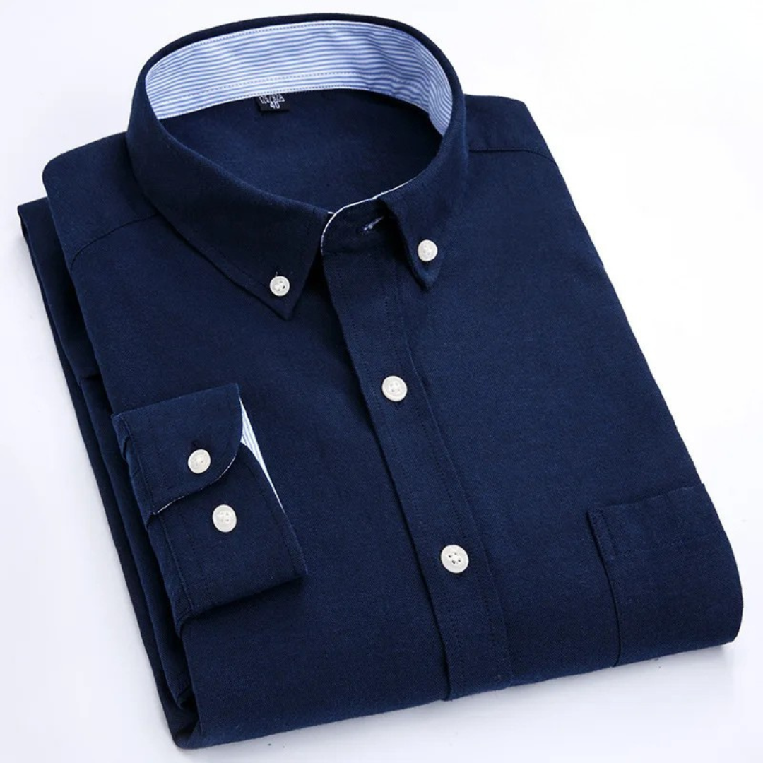 Edison - Premium Long-Sleeve Button-Down Shirt