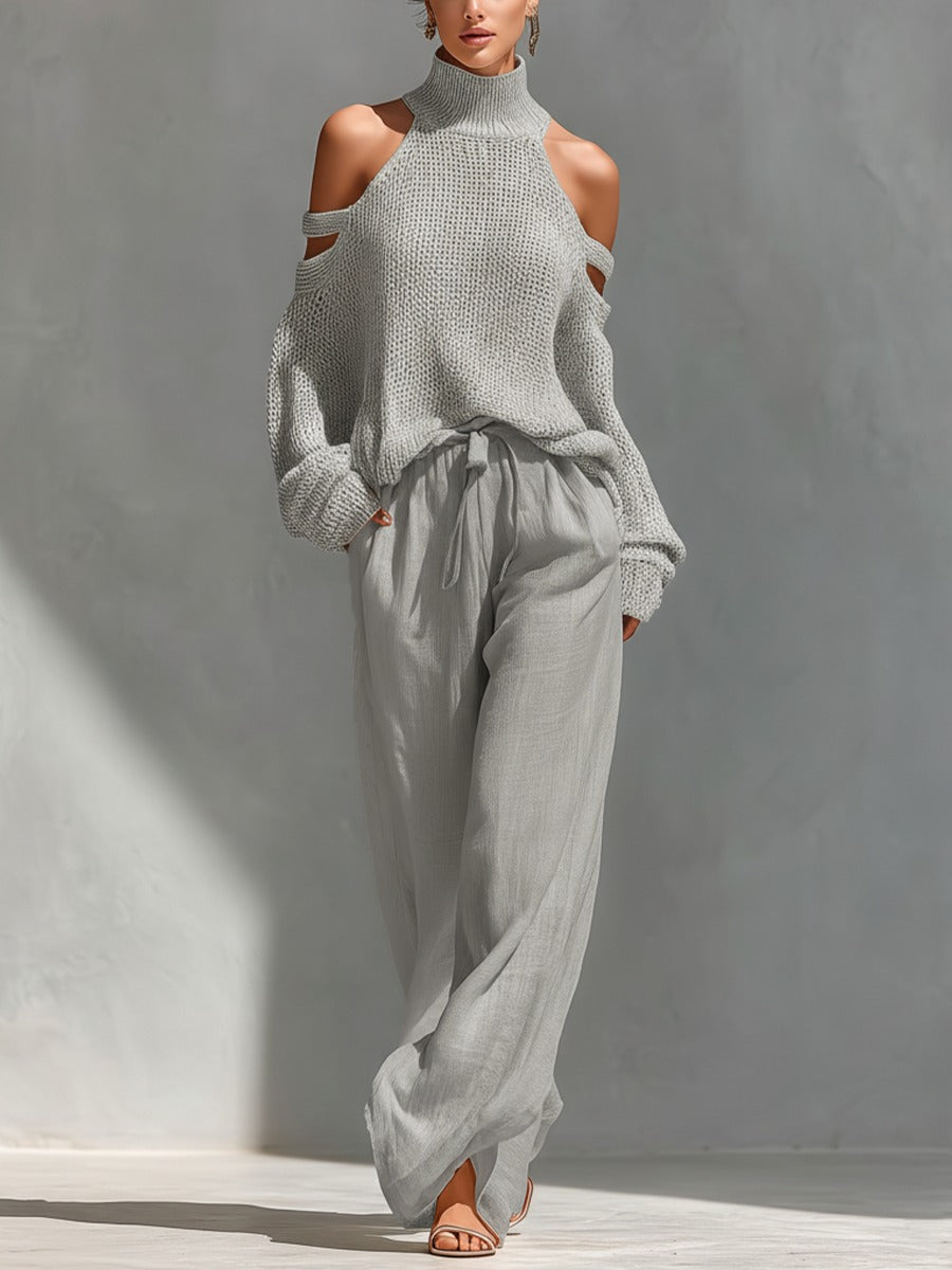 Nerys - Soft-Touch Two-Piece Set