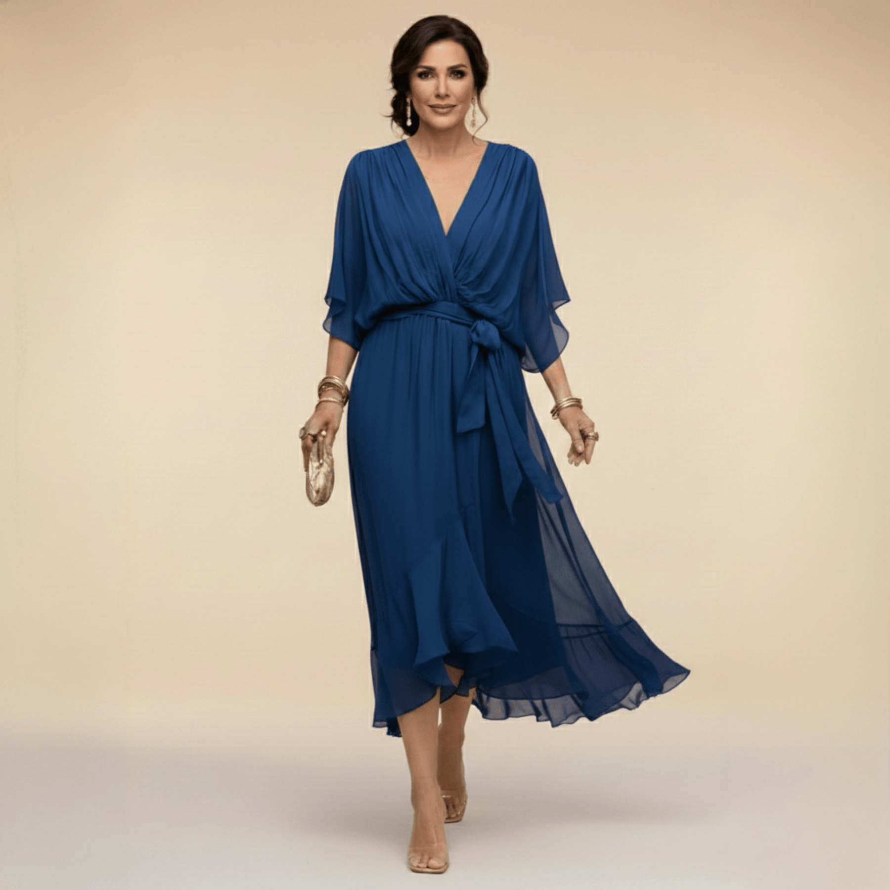 Mirabelle - Airy V-Neck Dress