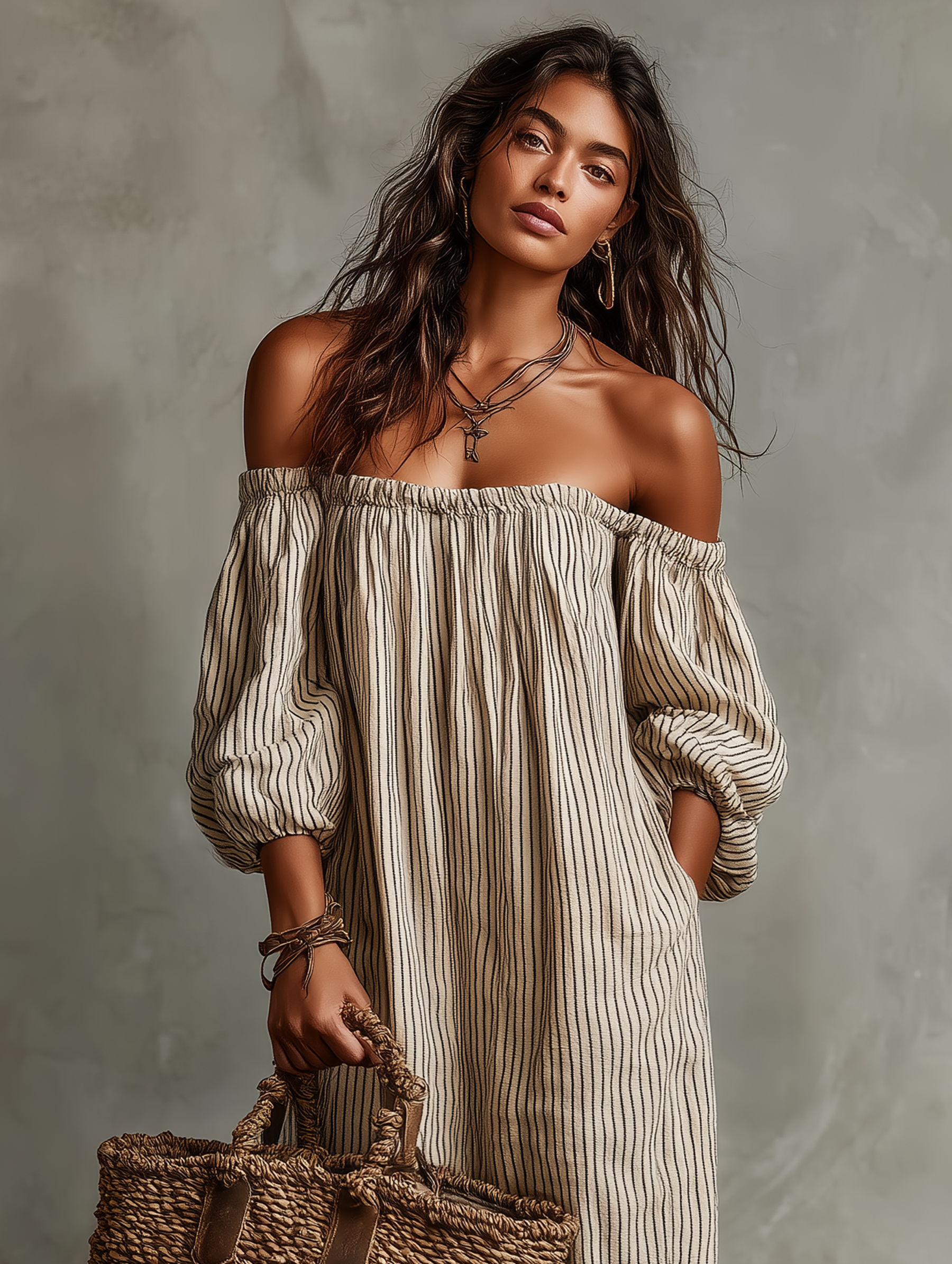 Hannah™ | Off-the-Shoulder Dress