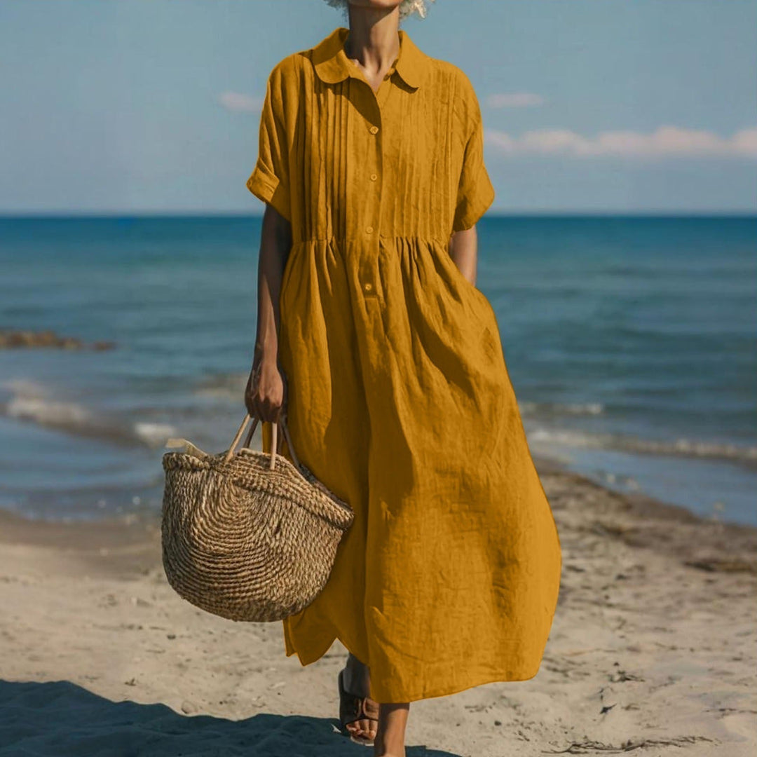 Galilea - Breezy Button-Front Dress