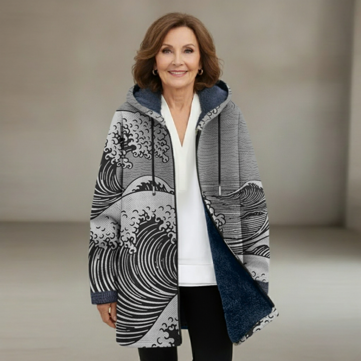 Delfina - art -inspired cardigan