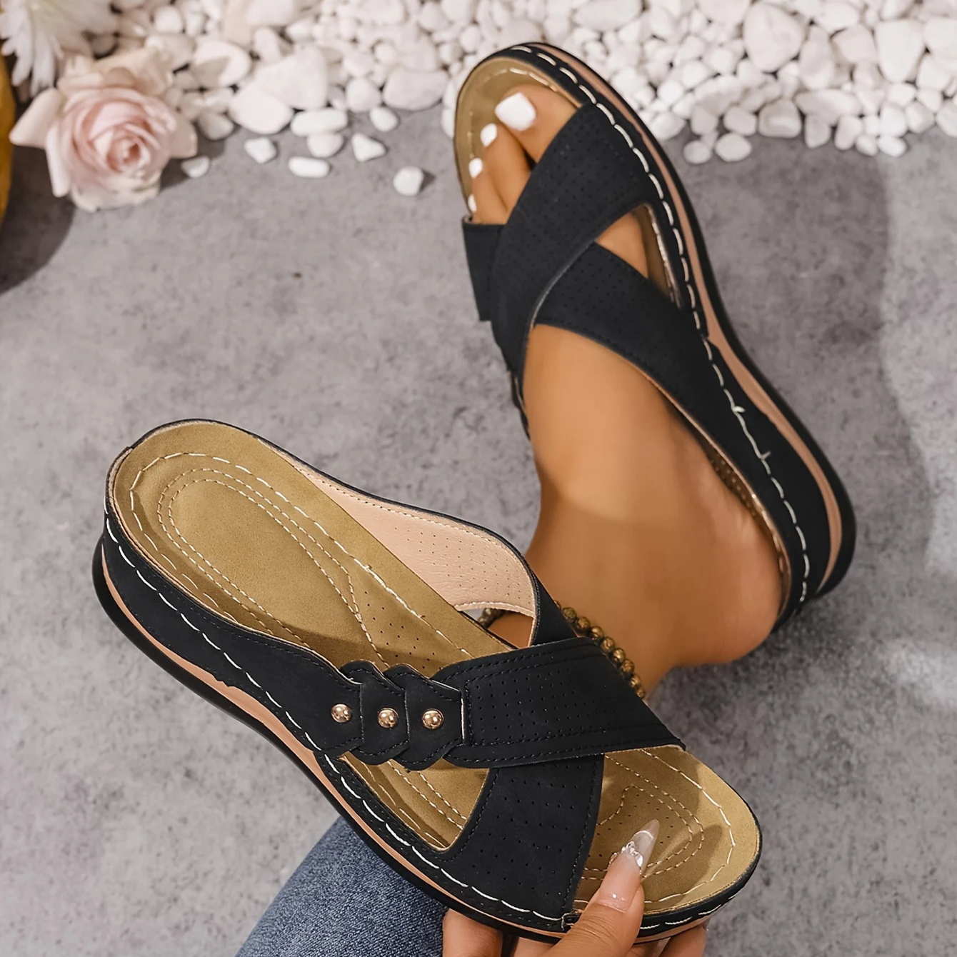 Sorrel - Ergonomic Wedge Sandals