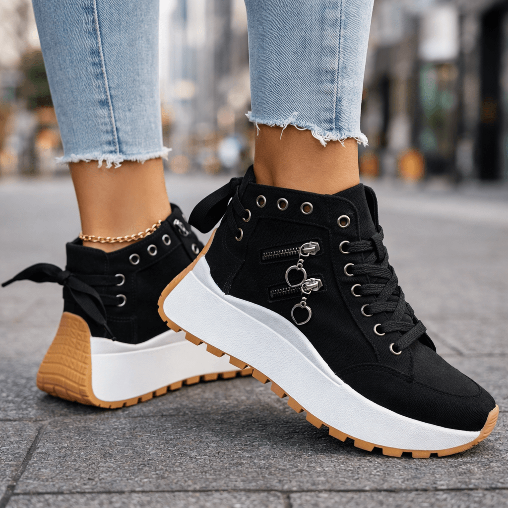 Celestia - Cushioned Platform Sneakers