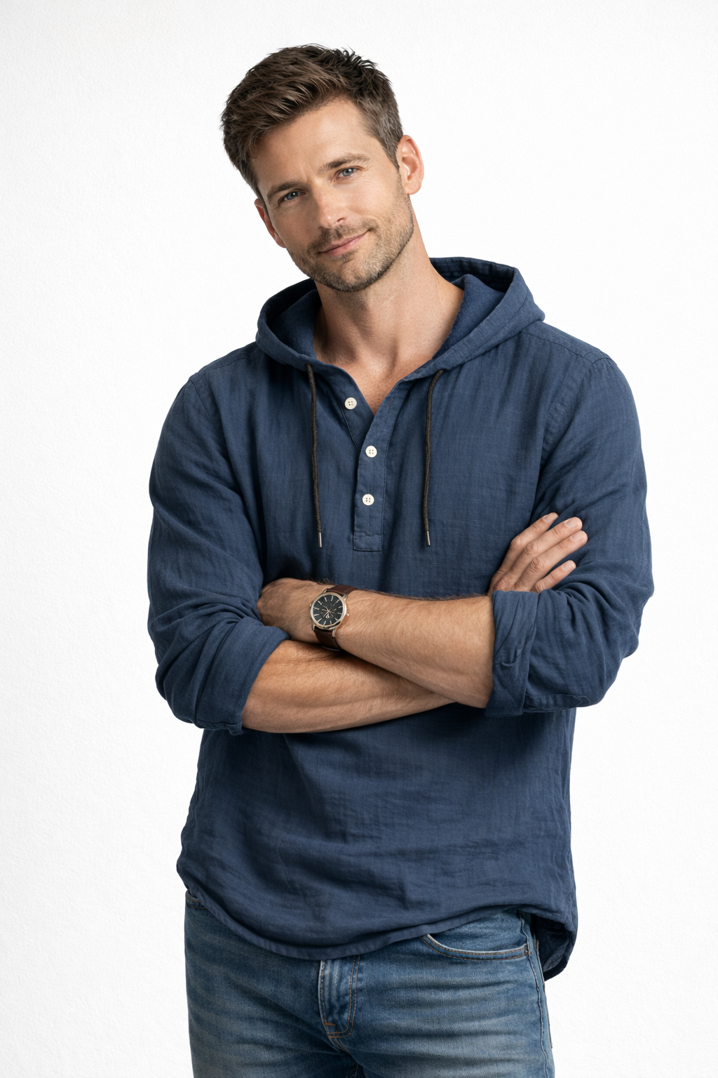 Alton - Breathable Linen Hoodie