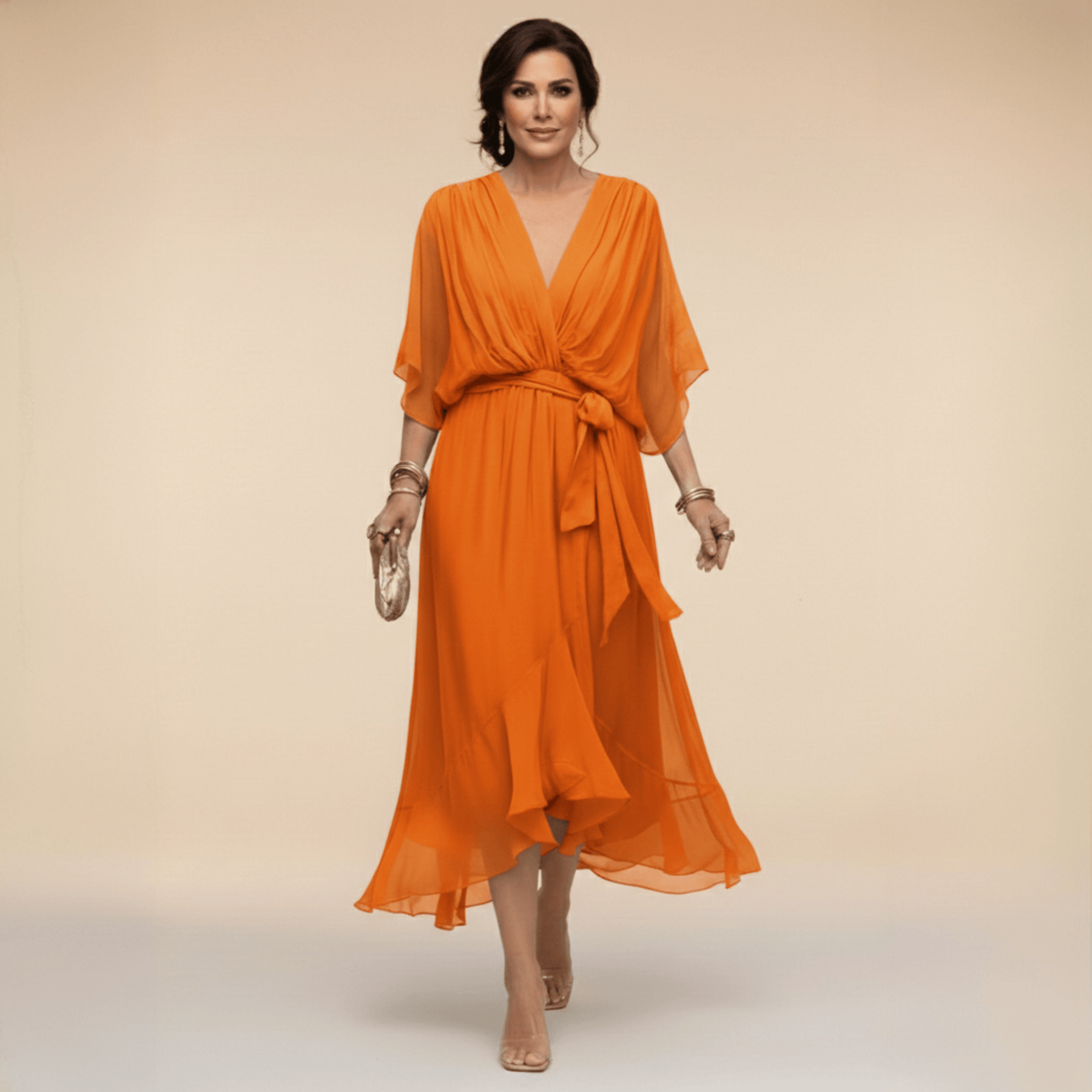 Mirabelle - Airy V-Neck Dress