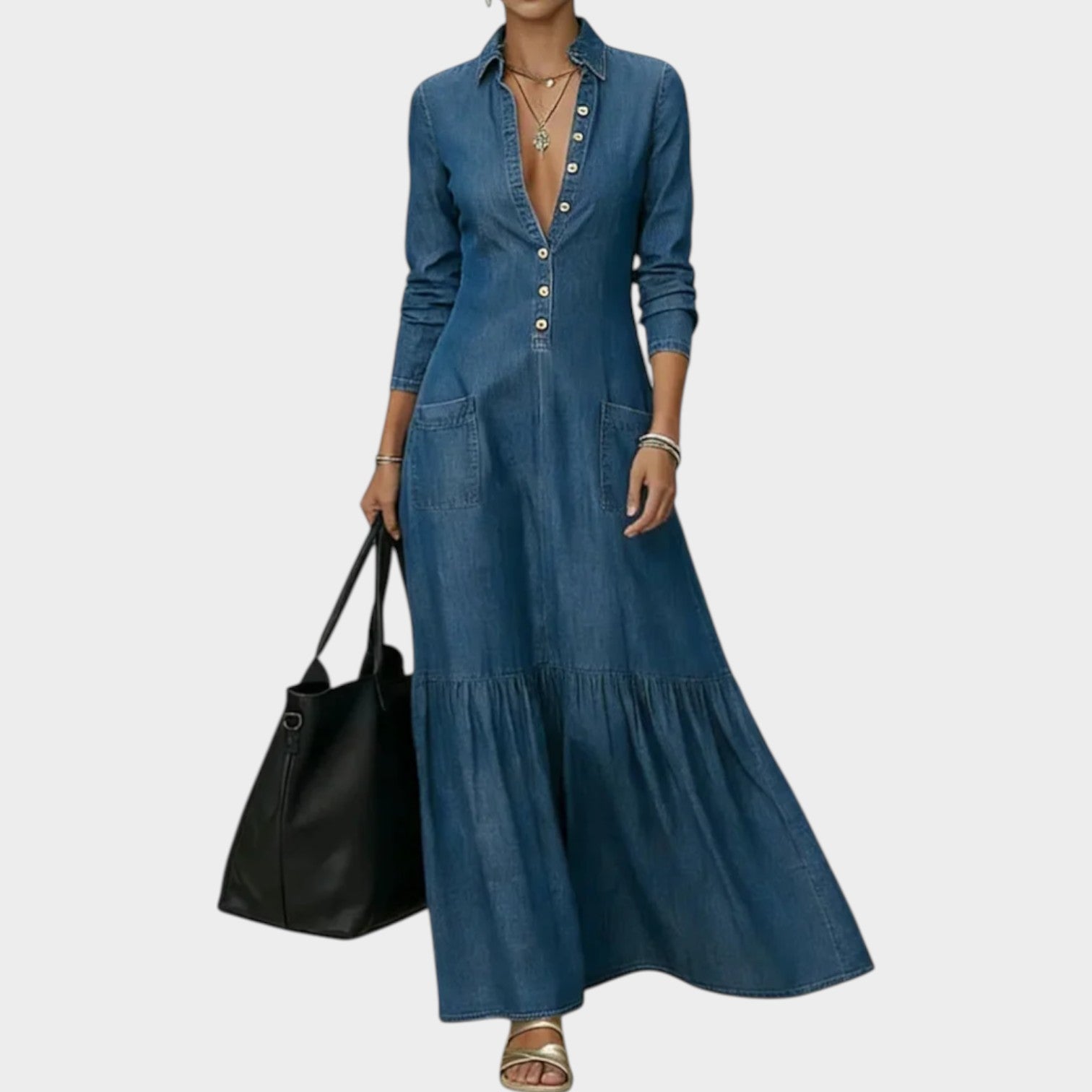 Mavira - Soft-Touch Maxi Dress