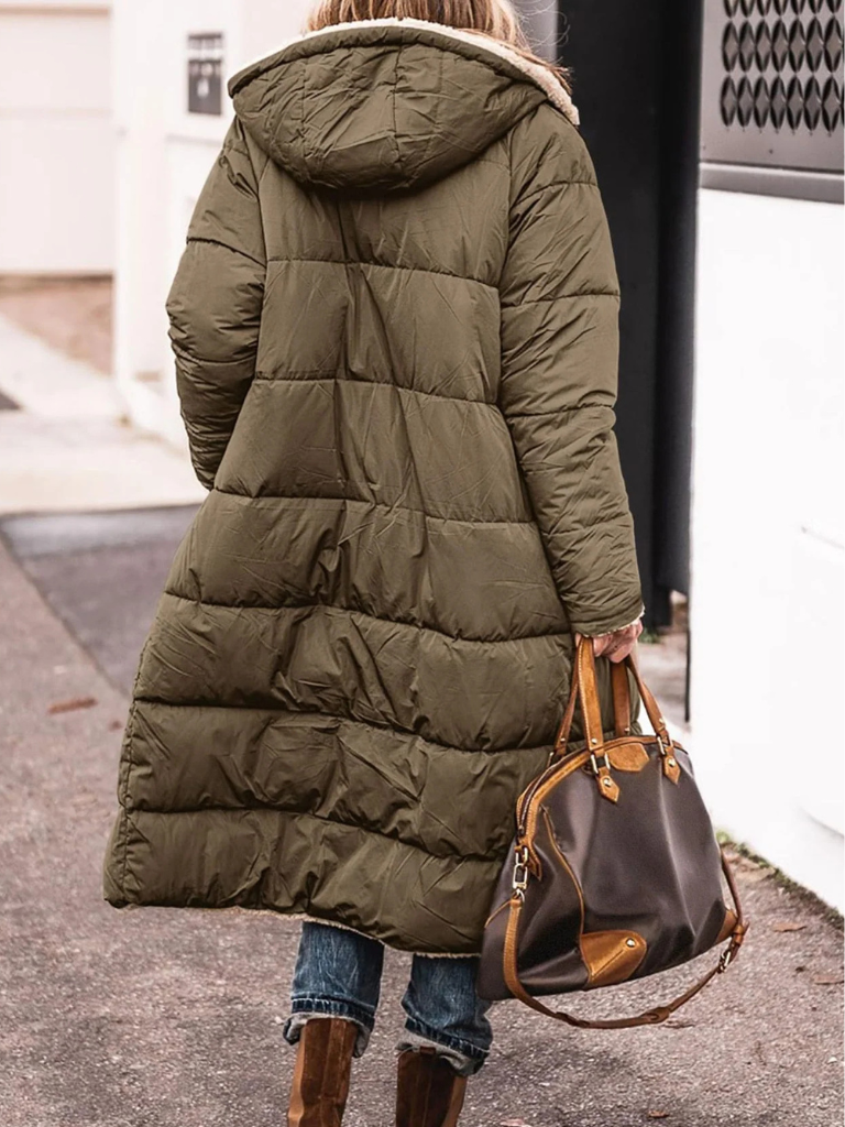 AVERY REVERSIBLE LONGLINE COAT
