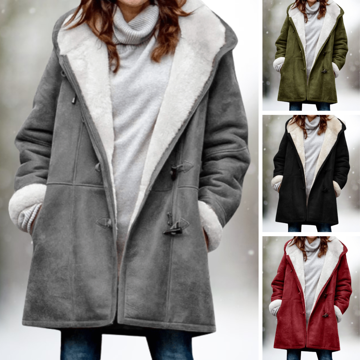 Jae | Warm Suede Fleece Fall Jacket