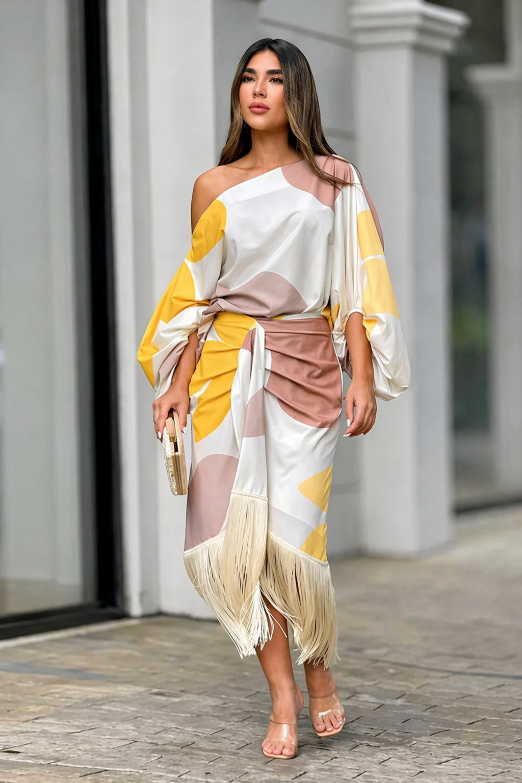 Saylor - Luxe Fringed Dress