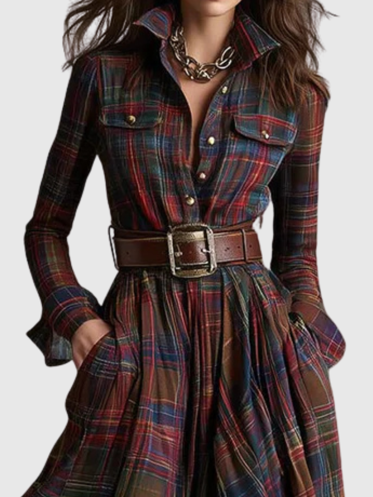 JASMIN VINTAGE FLOW MAXI DRESS