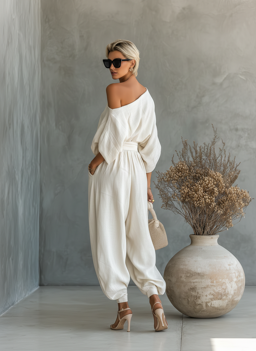 Abigail™ | Chic Off-Shoulder Set