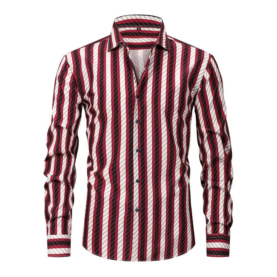 Cormac - Striped Button Up Shirt