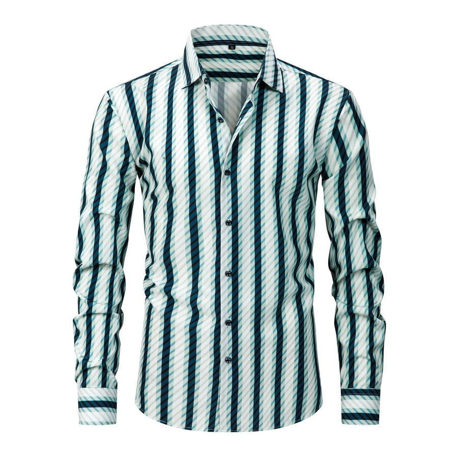 Cormac - Striped Button Up Shirt