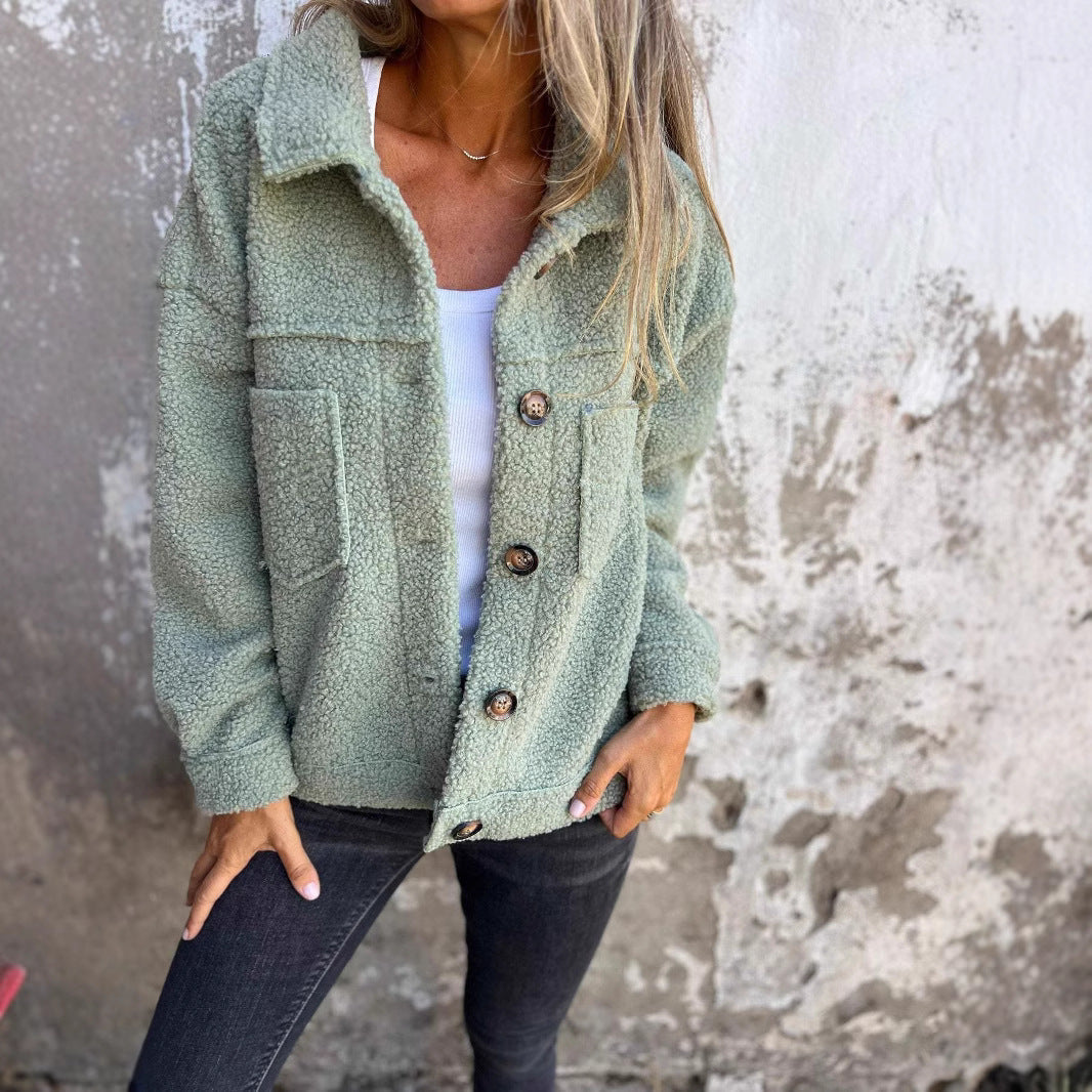 Niamh – Soft Button Overshirt