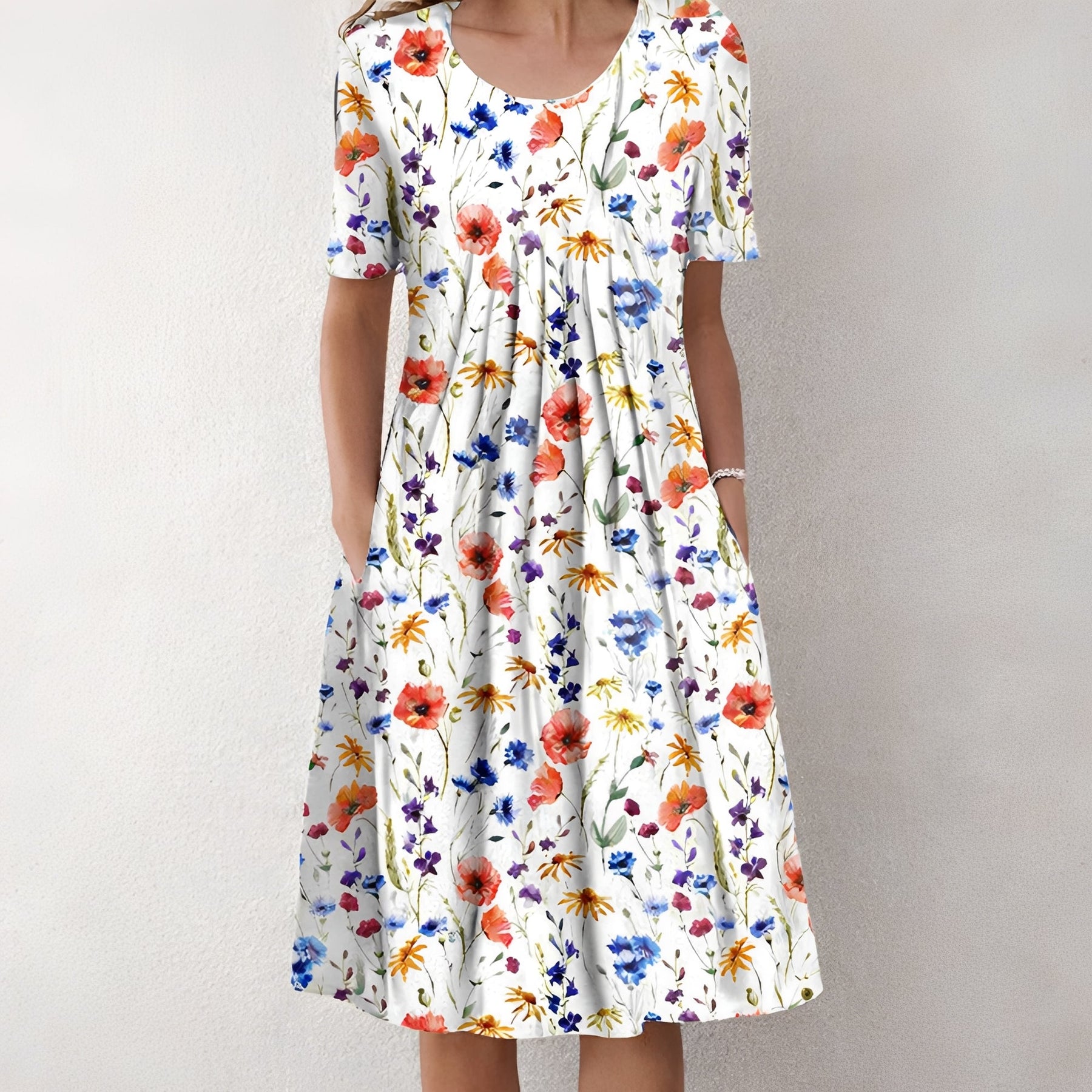 Gigi | Cotton Tummy Coverage Dress