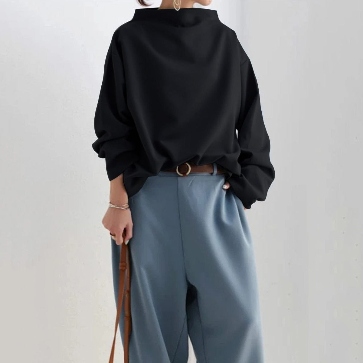 Lisa | High-Neck Casual Top