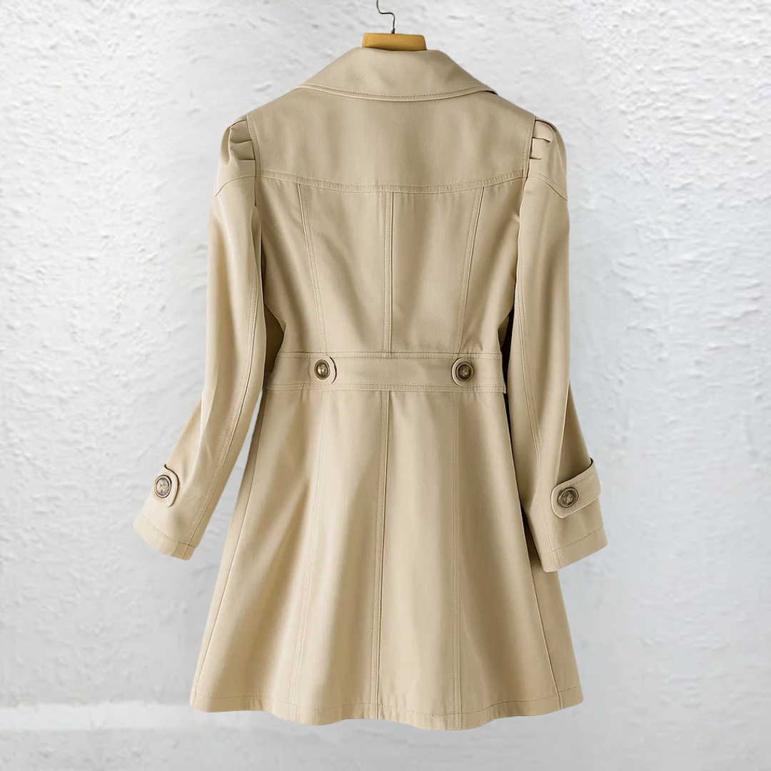 Kaliah - Soft-Touch Trench Coat