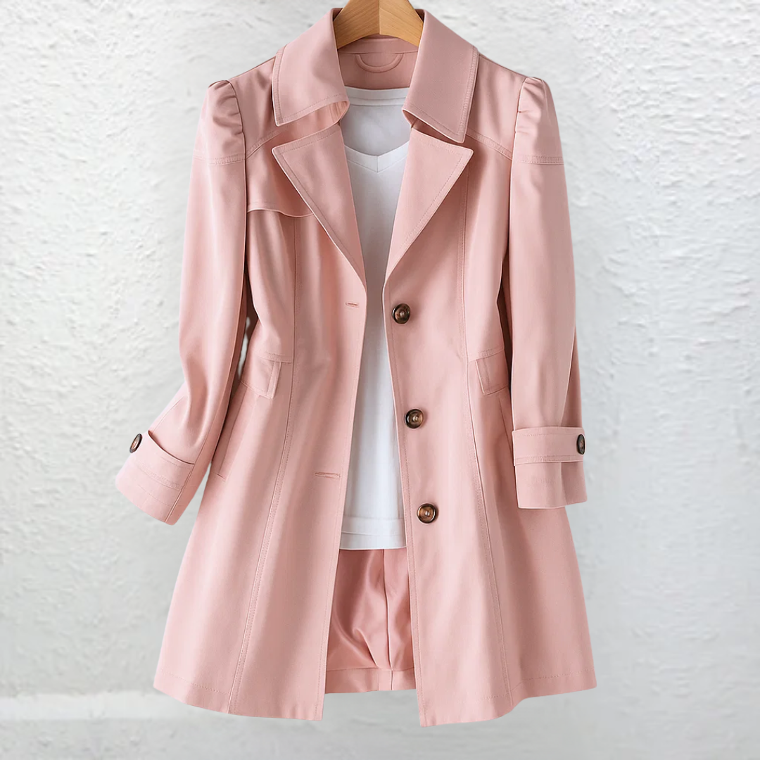 Kaliah - Soft-Touch Trench Coat