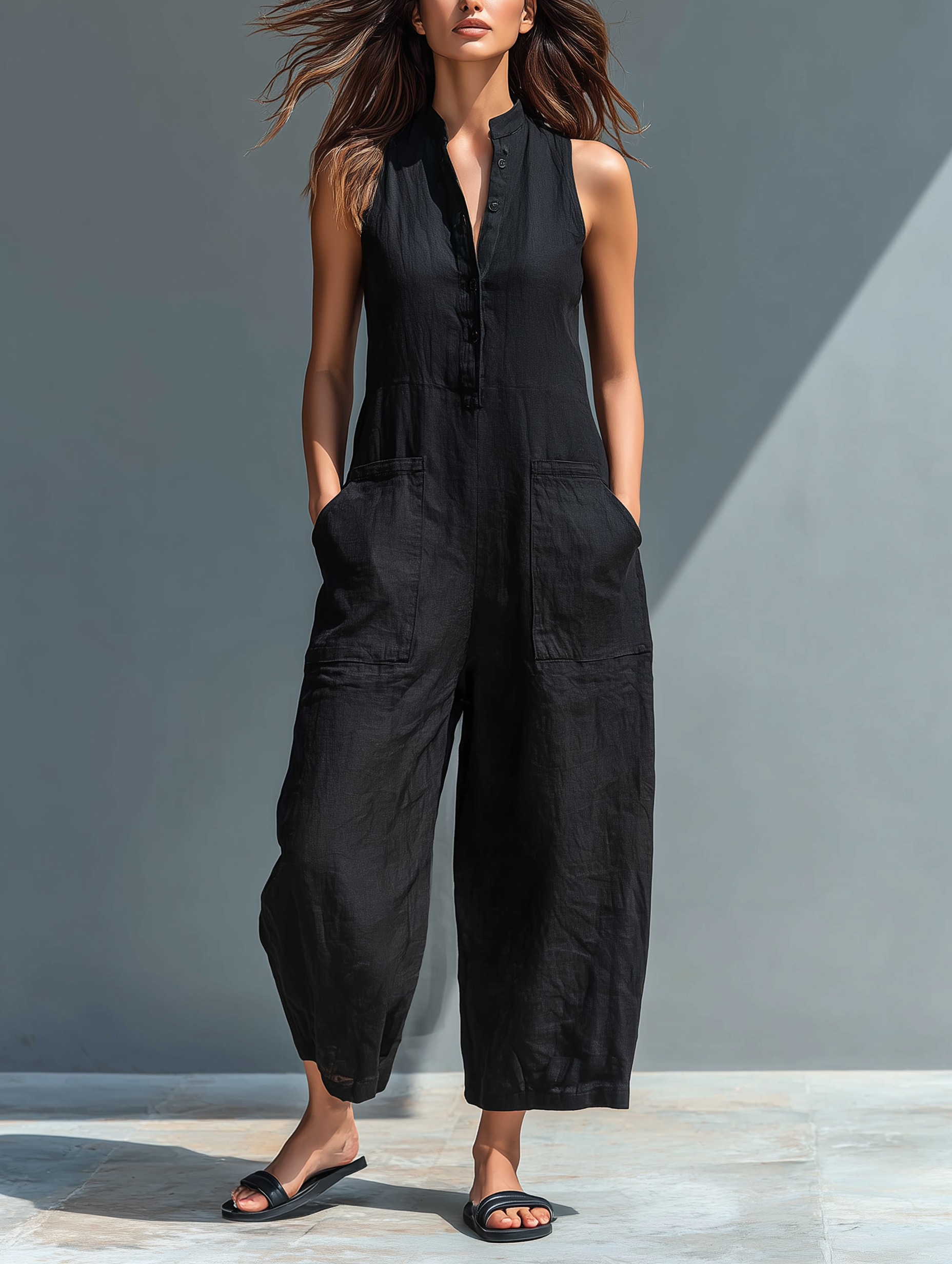 Eve™ | Sleek Sleeveless Jumpsuit