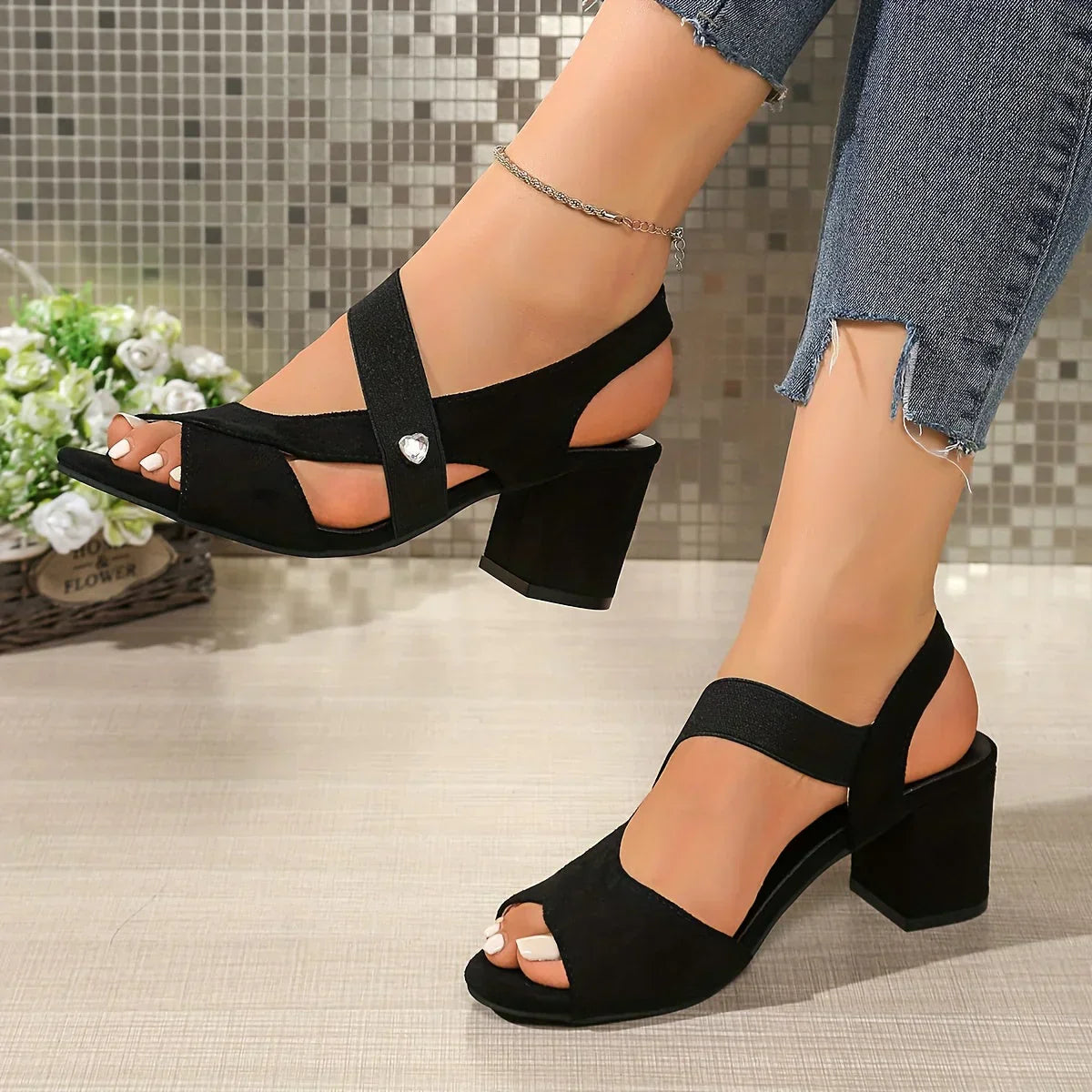 Lurene - Cushioned Block Heels