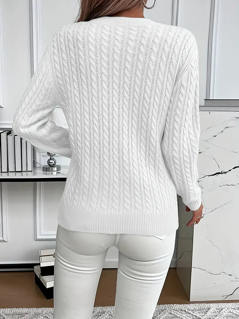 Zoe | Cable Knit Sweater